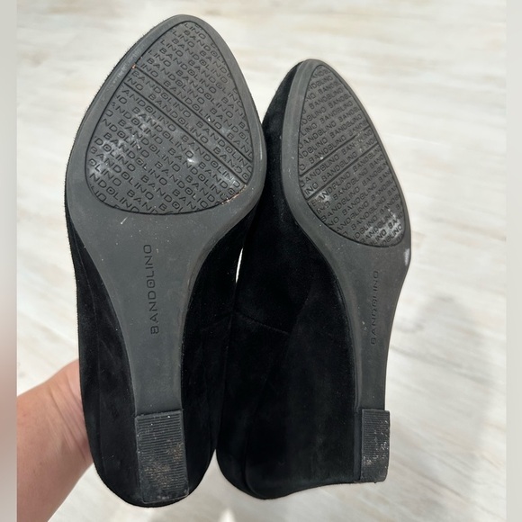 Bandolino Black Suede Wedge - Picture 7 of 9